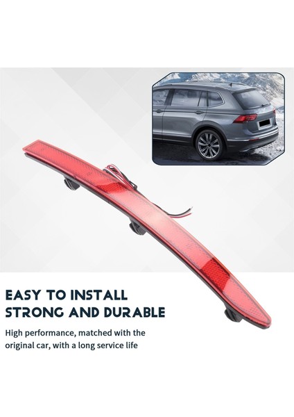 Araba Arka Tampon Reflektör Fren Dönüş Sinyal Işığı Arka Lambası Vw Tiguan 2 Iı Mk2 Ad/bw 2017-2020 (Yurt Dışından) indirimleri
