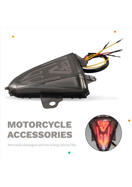 Motosiklet Modifiye Arka LED Park Lambaları Fren Lambası Dönüş Sinyali Aksesuarları ile Yamaha R15 Için Fit 2013 2014 2015 2016 (Yurt Dışından) indirimleri
