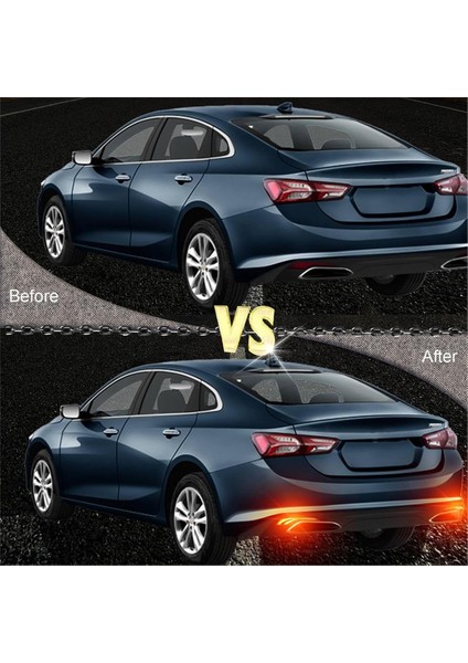 LED Arka Tampon Reflektör Işık Chevrolet Malibu Xl 2019-2023 Fren Lambası Dinamik Dönüş Sinyal Işığı Aksesuarları (Yurt Dışından) modelleri