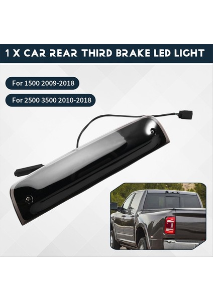 Araba Yüksek Monte Fren Lambası LED Üçüncü Fren Kargo Işık Dağı Stop Lambası Dodge Ram 15002500 3500 2010-2018 (Yurt Dışından) fırsatları