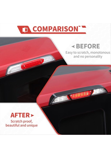 Ford F150 2015-2025 Üçüncü 3. Fren Işık Muhafızları Trim Aksesuarları (Yurt Dışından) fırsatları