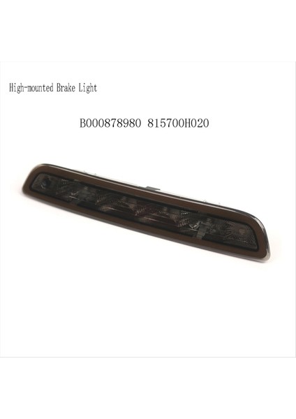 Yüksek Monte Fren Lambası Arka 3 Ek Fren Lambası Peugeot 108 Citroen C1 Mk2 Toyota Aygo 2014-2021 Siyah (Yurt Dışından) indirimleri