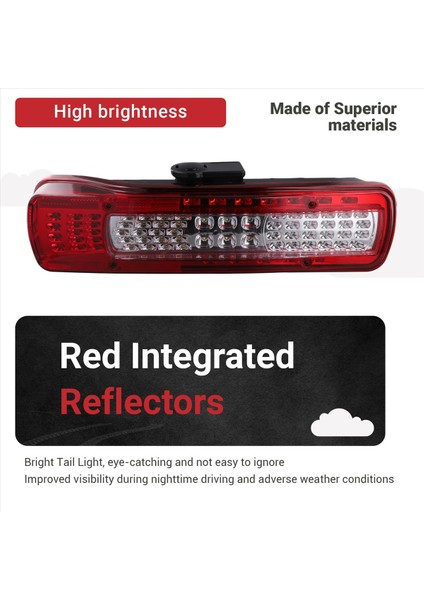 Volvo Fh Fm Arka Dönüş Sinyali Durdurma Fren Sisi Lambası Için LED Kuyruk Lambaları, Uyarı Işık Arabası Aksesuarları Sağ (Yurt Dışından) fırsatları