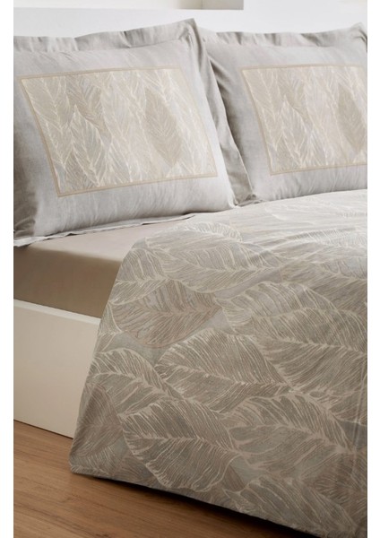 Özdilek Çift Kişilik Ranforce Nev Takımı Folha De Ouro Bej modelleri