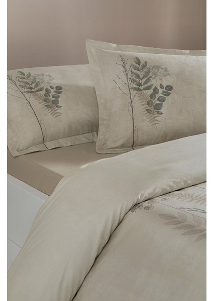 Özdilek Çift Kişilik Ranforce Nev Takımı Conium Krem modelleri