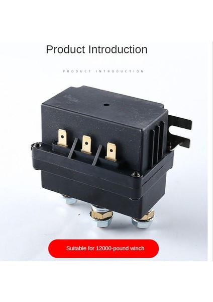 Evrensel Kontaktör Vinç Kontrol Solenoid Röle 12V 500A Vinç Solenoid Röle 500A Dc Anahtarı 4WD Atv Kontrolü (Yurt Dışından) fırsatları