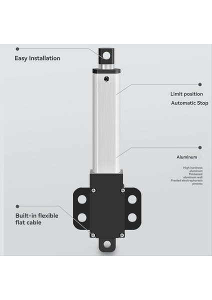12V 150N Küçük Doğrusal Aktüatör 10MM Strok Lineer Elektrik Motoru 4mm/s Hızlı Mini Eektrik Itme Çubuğu Dolaplar Için (Yurt Dışından) fırsatları