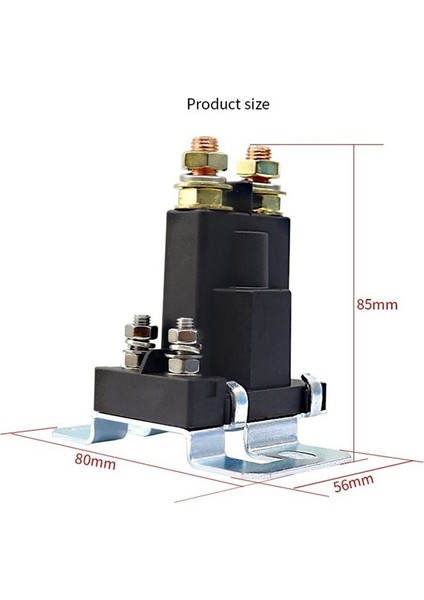 12V 500A Röle Araç Başlangıç Anahtarı Çift Pil Izolatör Rölesi Araba Gücü Anahtarı Için Başlat/kapalı 4 Pin 500A 12V (Yurt Dışından) indirimleri
