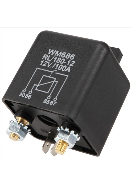 8x 12V 100AMP 4 Pimli Ağır Hizmet Tipi Açma/kapama Anahtarı Bölünmüş Şarj Rölesi Otomatik Tekne Van Siyah (Yurt Dışından) modelleri