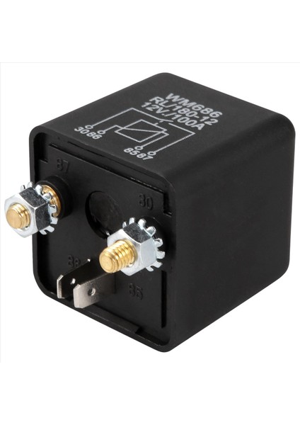 8x 12V 100AMP 4 Pimli Ağır Hizmet Tipi Açma/kapama Anahtarı Bölünmüş Şarj Rölesi Otomatik Tekne Van Siyah (Yurt Dışından) fırsatları