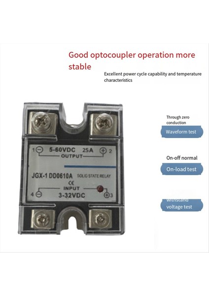 Tek Faz Katı Hal Rölesi Tek Fazlı Ssr Dc Kontrolü Dc Katı Hal Rölesi 80DD (Yurt Dışından) indirimleri