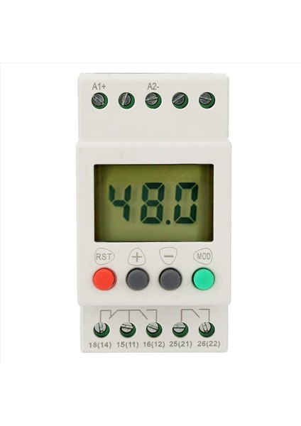 2x Voltaj Algılama Rölesi SVR1000 Voltaj Koruması Dijital Tek Faz Izleme Koruma Röleleri Acdc 24-48V (Yurt Dışından) fiyatları