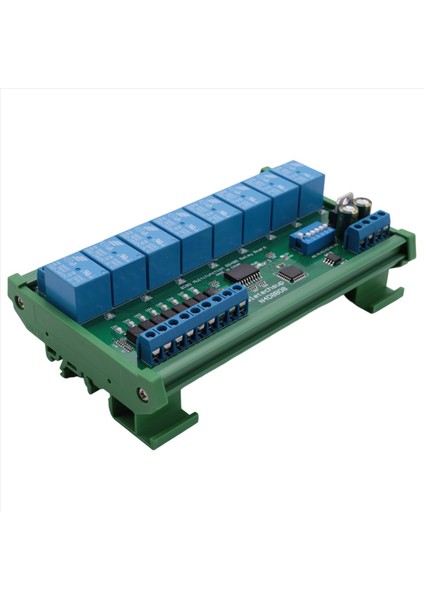 Dc 24V 8 Ch RS485 Röle Kurulu Modbus Rtu Uart Uzaktan Kumanda Anahtarı DIN35 Demiryolu Kutusu Plc Otomasyon Kontrolü (Yurt Dışından) fiyatları