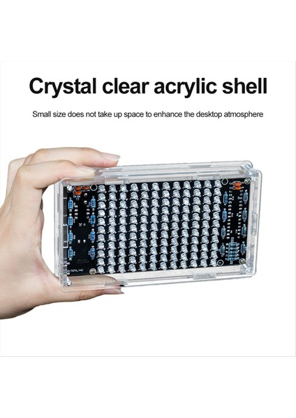 LED Müzik Spektrum Dıy Kiti Müzik Kontrolü Çok Renkli Spektrum Lehimleme Projesi Dıy Kiti Kabuklu (Yurt Dışından) fiyatları