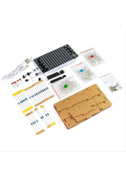 LED Müzik Spektrum Dıy Kiti Müzik Kontrolü Çok Renkli Spektrum Lehimleme Projesi Dıy Kiti Kabuklu (Yurt Dışından) indirimleri