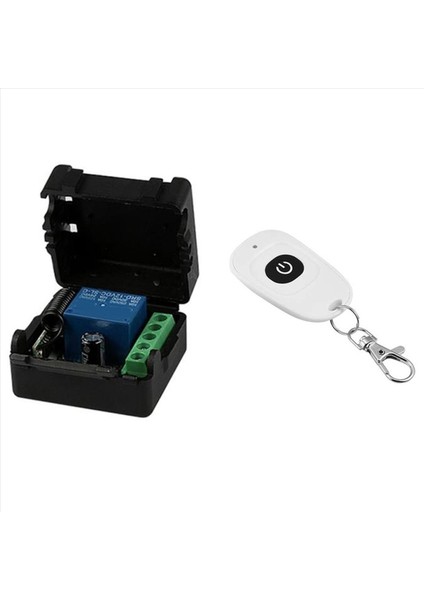 Dc 12V Tek Kanallı Röle Modülü Evrensel Kablosuz Anahtar Rf Röle Alıcı + 1 Uzaktan Kumanda Verici Dıy Kiti (Yurt Dışından)