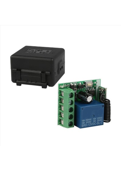 Dc 12V Tek Kanallı Röle Modülü Evrensel Kablosuz Anahtar Rf Röle Alıcı + 1 Uzaktan Kumanda Verici Dıy Kiti (Yurt Dışından) modelleri