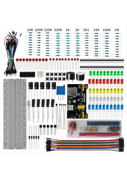 Uno R3 Dıy Kiti Için Arduino R3 Dıy Projesi Için Başlangıç Kiti Kutu 830 Breadboard ile Set Seti (Yurt Dışından) fiyatları