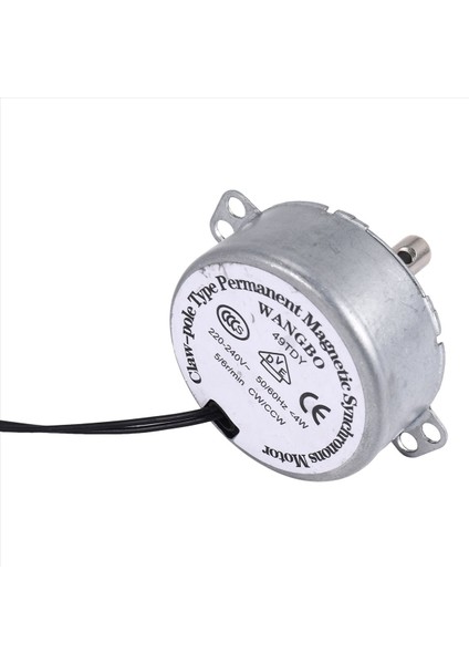 Ac 220V-240V 5/6rpm 4W 50/ccw 7mm Şaft Dia Fan Senkron Motor (Yurt Dışından) fiyatları