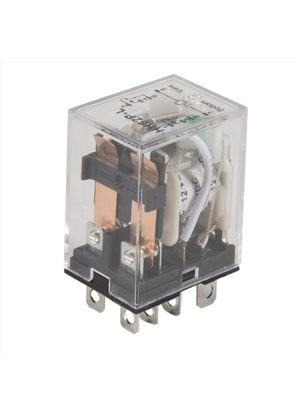 Dc 12V 10A 240VAC 28VDC Dpdt Elektromanyetik Röle JQX-13F2Z (Yurt Dışından)