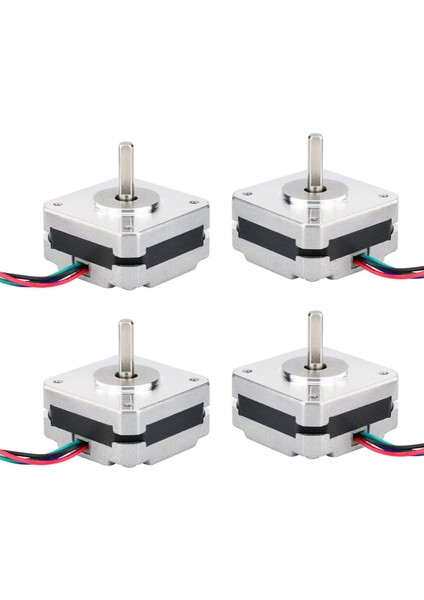 4x 17HS08-1004S 4 Lead Nema 17 Step Motor 20MM 1A 13NCM (18 4oz In) 42 Motor NEMA17 Dıy 3D Yazıcı Cnc Xyz (Yurt Dışından)