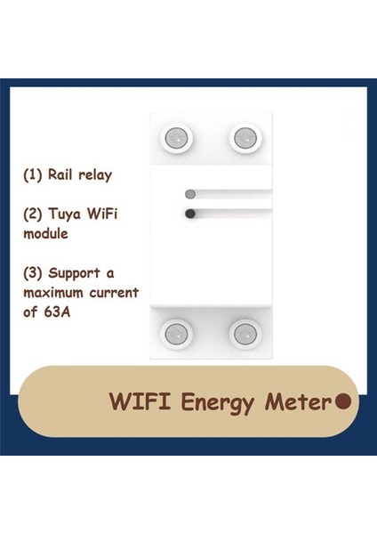 63A Tuya Wıfı Akıllı Enerji Ölçer Zamanlayıcı Güç Tüketimi Monitör Akıllı Yaşam Için Ray Röle Ölçer (Yurt Dışından) fiyatları