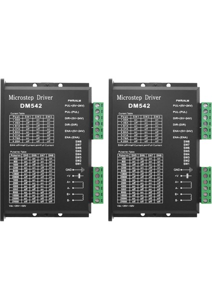 2x Step Motor Sürücüsü DM542 Step Motor Sürücüsü Dsp Nema 17 Nema 23 Vb (Yurt Dışından)