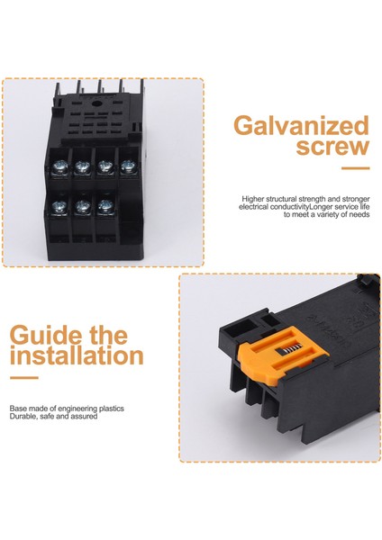 PYF14A Dın Demiryolu Gücü Rölesi Soket Tabanı MY4NJ HH54P My4 Için 14 Pin 4 (Yurt Dışından) indirimleri