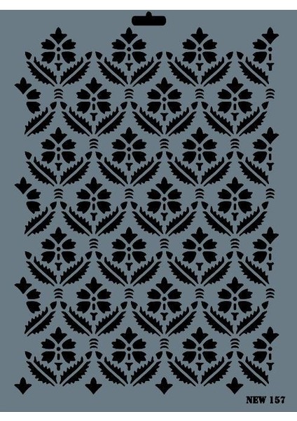 Rich New Seri N-157 Stencil 35X25 cm