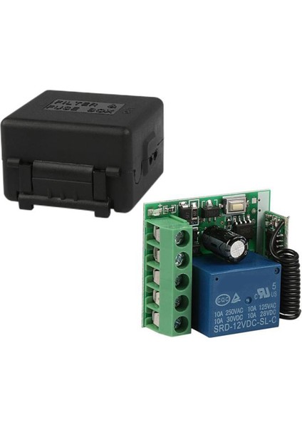 5x Dc 12V 1ch 433MHZ Evrensel Kablosuz Uzaktan Kumanda Anahtarı Rf Röle Alıcı 433 Mhz Verici Düğmesi Modülü Dıy (Yurt Dışından) modelleri