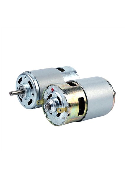 2x 775 Motor (12-24V Çift Top Rulman) Hızlı Tork Dc Motor (Yurt Dışından) fırsatları