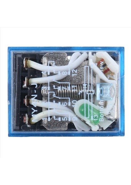 3x HH54P Dc 12V Bobini 4pdt 14 Pıne Elektromanyetik Güç Rölesi DYF14A Taban (Yurt Dışından) fiyatları