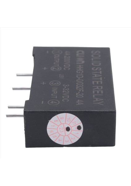 2x Giriş 3-32V Dc Çıkışı 4A 200V Dc 4 Pin Pcb Katı Hal Rölesi HHG1D-0/032F-20 (Yurt Dışından) fırsatları