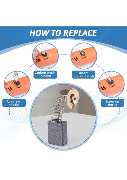 5 Paket Pcs 16MM x 13MM x 6mm Motor Karbon Fırçaları Güç Aleti Için (Yurt Dışından) indirimleri