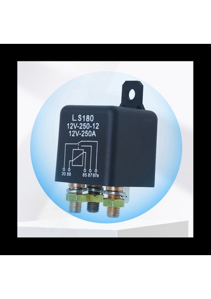 2x Araba Rölesi 12V 250A Sürekli Tip Güçlü Motosiklet Pil Kontrol Anahtarı Terminal Otomotiv Başlangıç Rölesi (Yurt Dışından) fırsatları