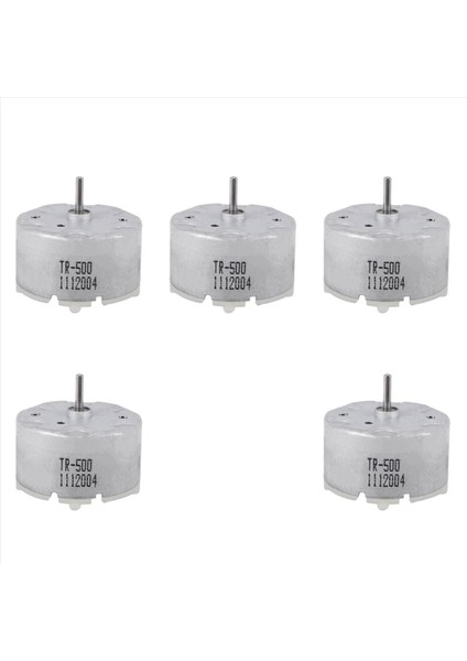 5x RF-500 TB-12560 Dc 1 5-12 V 2700 U / Dk Boşta Kalma Hızı 32 mm Çapı Motor Gümüş (Yurt Dışından)