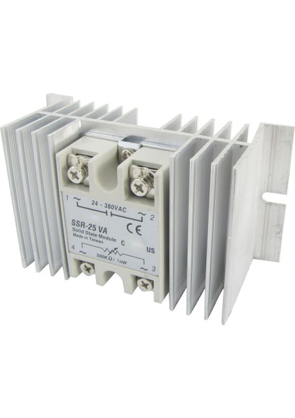 Katı Hal Rölesi Ssr Voltaj Direnç Regülatörü 25A 24-380V Ac 500K Ohm 1/4W (Yurt Dışından)