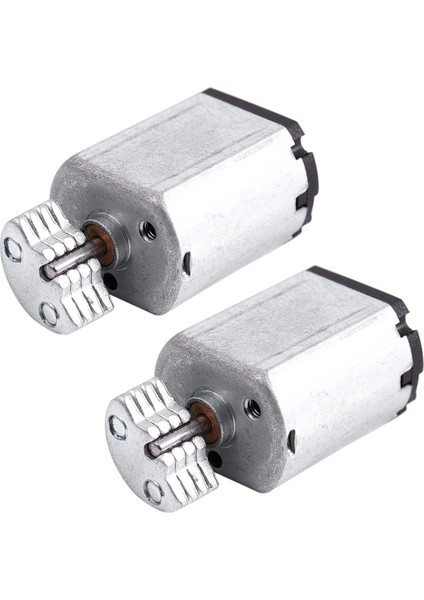 2x Dc1 5V-9V 0 08A 3200RPM Çıkış Hızı Mikro Vibrasyon Motoru 18X15X12MM Gümüş (Yurt Dışından)