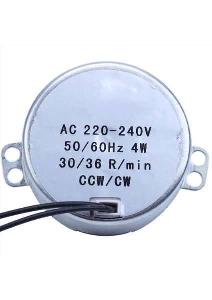 6x Ac 220/240V 30RPM 4W Ccw/cw Iki Yollu Kontrollü Senkron Motor (Yurt Dışından) indirimleri