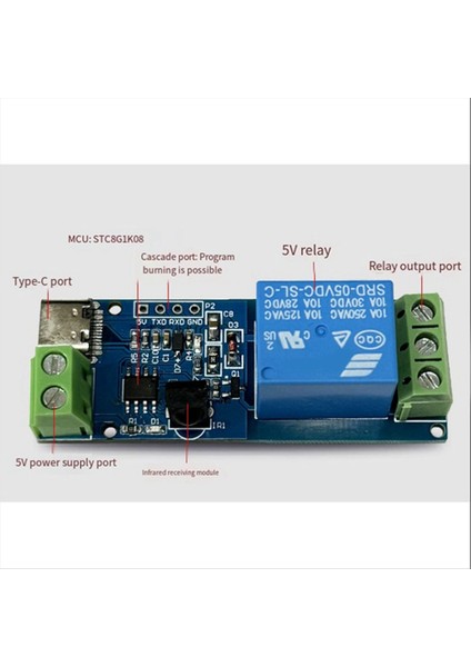 Kızılötesi Uzaktan Kumanda Tek Röle Modülü Kendi Kendine Kollama Modülü Çok Fonksiyonlu Uygun Taşınabilir Yardımcı Program Modülü (Yurt Dışından) fiyatları