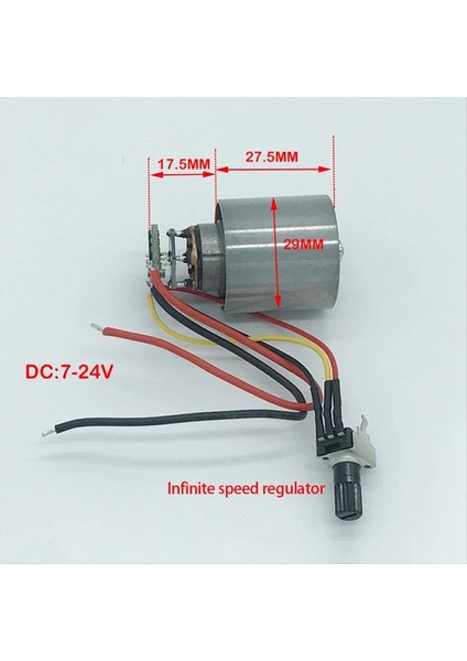 Düşük Voltajlı Fırçasız Menfez Fan 3 5A 100 000 Rpm Hızlı Motorlu Minyatür Saç Kurutma Motor Dc 7-24V (Yurt Dışından) modelleri
