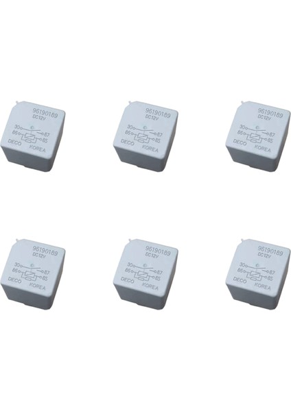 6x Chevrolet Optra / Chevrolet Aveo Için Otomotiv Rölesi 96190189 Araba Rölesi (Yurt Dışından)