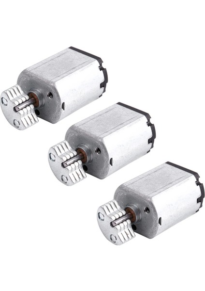 3x Dc1 5V-9V 0 08A 3200RPM Çıkış Hızı Mikro Vibrasyon Motoru 18X15X12MM Gümüş (Yurt Dışından)
