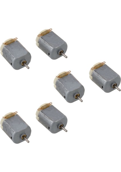 6pcs Mini 2 Pin Manyetik Motor 19000 Rpm Dc Rc Model Uçak Için 3-6V (Yurt Dışından)