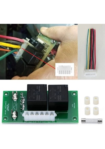 1 Set Fleetwood 246063 Rv Röle Kartı 140-1130 14-1130 (Yurt Dışından) fırsatları