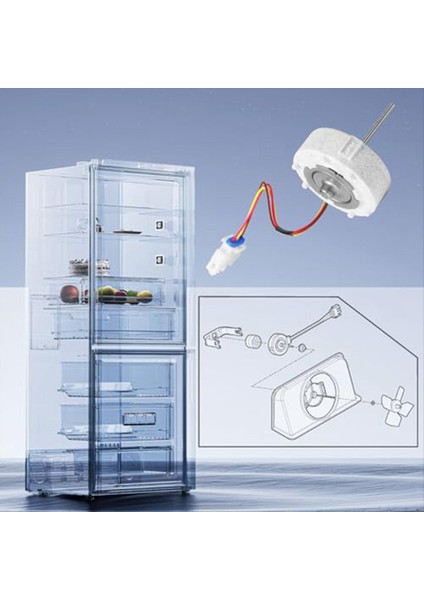 809069201 AP6041795 Frigidaire Kenmore Electrolux DGHD2361 Için Evaporatör Fan Motoru 253 70342 4456990 PS11775846 (Yurt Dışından) indirimleri
