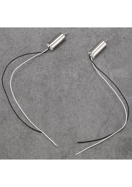 2 Adet Dc 3 5V 7mm x 16MM Silindir Mini Kırılmaz Motor Model Uçak Oyuncak (Yurt Dışından)