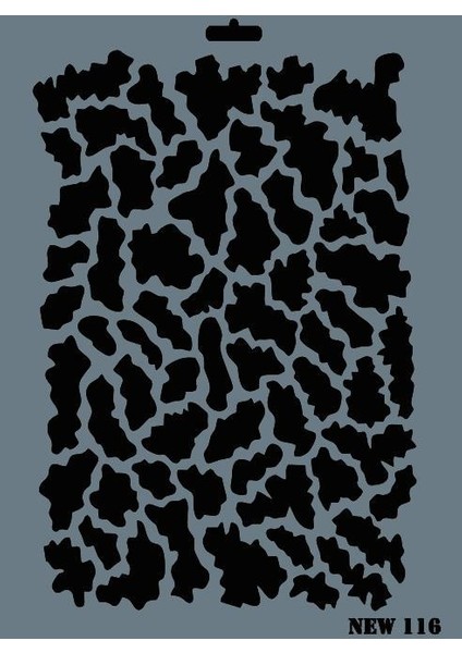 Rich New Seri N-116 Stencil 35X25 cm