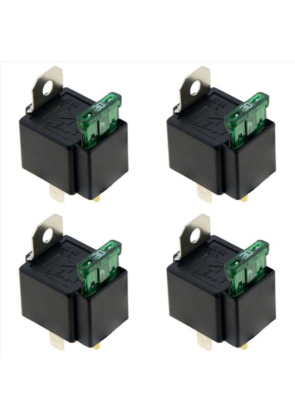 4x 4pin DC12V 30A Sigorta Teli ile Otomotiv Kaynaşmış Rölesi (Yurt Dışından)