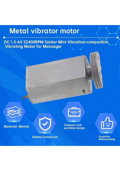 2x Dc 1 5-6V 22400RPM Lehim Mini Titreşim Masaj Için Uyumlu Titreşimli Motor (Yurt Dışından) indirimleri